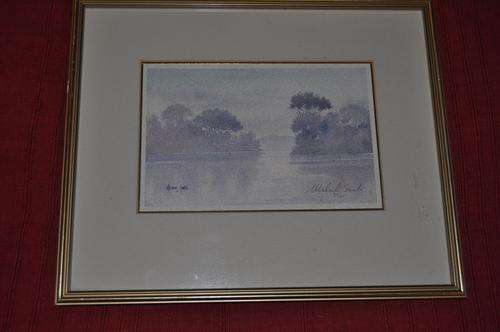 SIGNED AND FRAMED AND NUMBERED LITHOGRAPH BY MALACHI SMITH