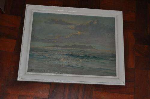 BEAUTIFUL OIL ON BOARD BY FAMOUS S.A.ARTIST G. P. Canitz (1874-1959)