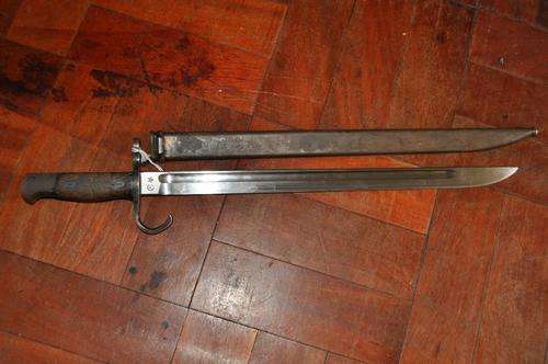 RARE!!! WW2 JAPANESE ARISAKA BAYONET WITH SCABBARD IN GREAT CONDITION