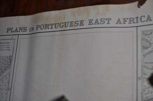 MAP OF PLANS OF PORTUGUESE EAST AFRICA