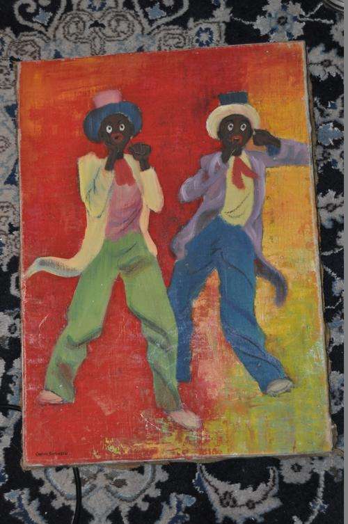 AWESOME OIL ON CANVAS BY FAMOUS S.A. ARTIST GRETHE SCHONKEN