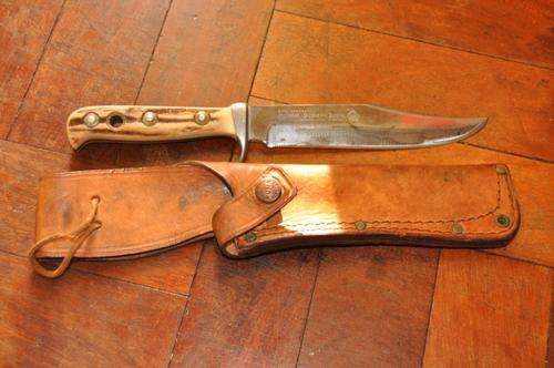 WOW!!! ORIGINAL PUMA HANDCRAFTED HUNTING KNIFE,NUMBERED,ORIGINAL SCABBARD