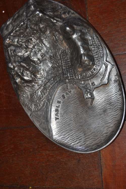 WMF SILVERPLATED MODEL OF CAPE TOWN,DATED 1926