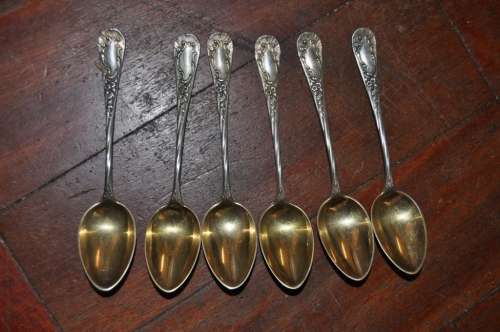 800 STANDARD XIX CENTURY SIX(6) SPOONS-67GRAM