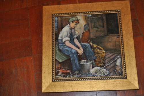 GORGEOUS OIL ON BOARD BY JAKE WATSON-CABIN BOY