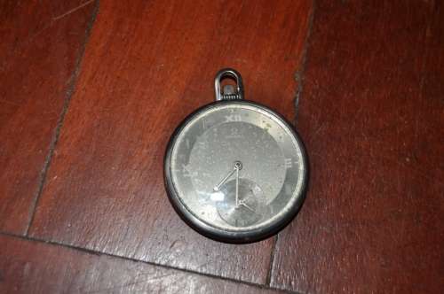 VINTAGE art deco OMEGA POCKET WATCH CIRCA 1940s in working order