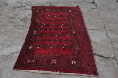 FANTASTIC PERSIAN HANDMADE CARPET-97X194CM