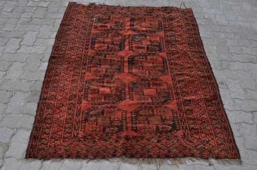 VINTAGE HANDMADE PERSIAN CARPET WITH CHARACTER 117X170CM