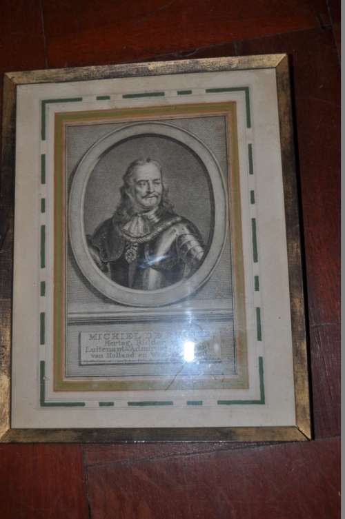 WOW!!!! ENGRAVING OF MICHIEL DE RUITER,BY J. Houbraken,CIRCA 1750,VALUE R1500