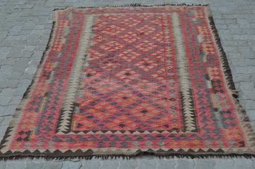 BEAUTIFUL VINTAGE KELIM CARPET 145X206CM