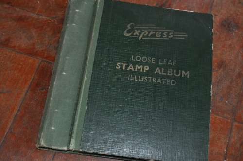 OLD ALBUM WITH LOADS OF OLD STAMPS