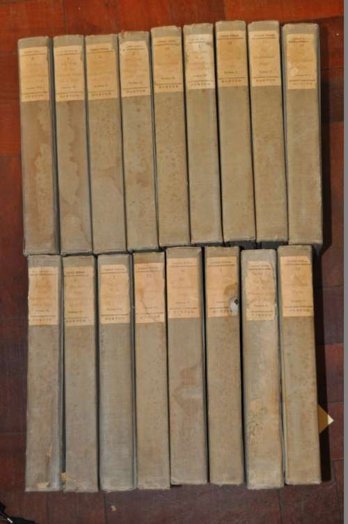 RARE!!! 17 VOLUMES LIMITED EDITION RICHARD F.BURTON 1 EDITION NUMBER 564 OF 1000,VALUE R15.000!!!!!