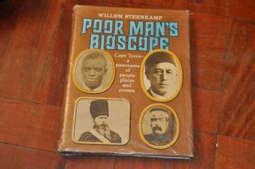 POOR MANS BIOSCOPE,CAPE TOWN PANORAMA OF PEOPLE PLACES AND EVENTS,1979,FIRST EDITION,RARE!!!!!