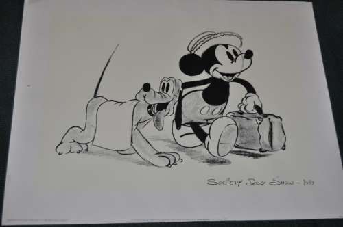 ORIGINAL WALT DISNEY SILKSCREEN,BY ART GROUP ,LONDON