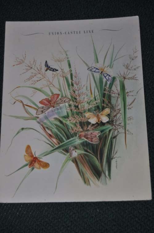 UNION CASTLE DAY!!! UNION CASTLE MENU-ATHLONE CASTLE