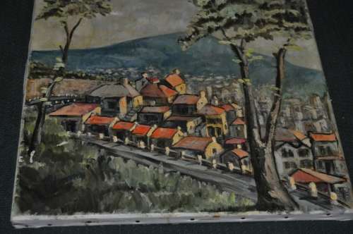 AWESOME OIL ON CANVAS,SIGNED BY ARTIST