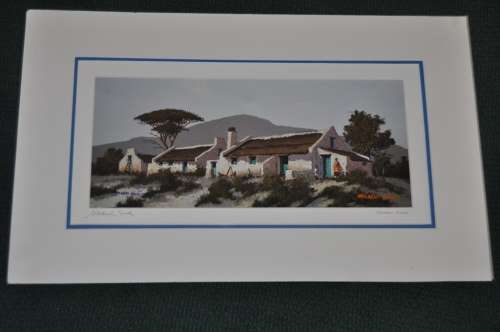 WOW!!! LITHOGRAPH MALACHI SMITH,SIGNED BY OIL AND PENCIL,CERTIFICATE OF AUTHENTICITY