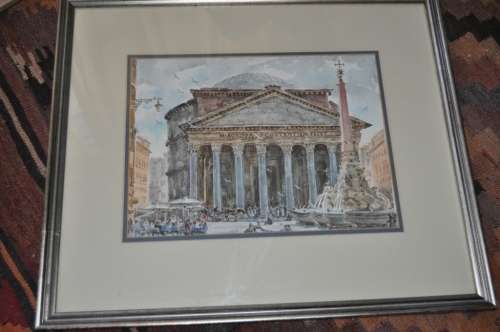 FANTASTIC Geraldine Braithwaite - 1958 -ORIGINAL WATERCOLOR-GREAT INVESTMENT!!!!