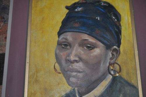 BEAUTIFUL OIL ON BOARD LAUREL ZAHR,1966