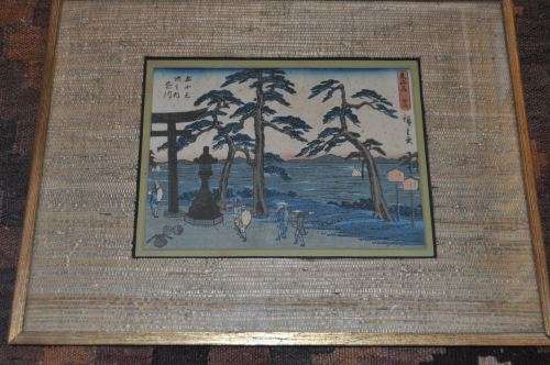 AUTHENTIC CIRCA 1850s HIROSHIGE ANDO WOODBLOCK PRINT