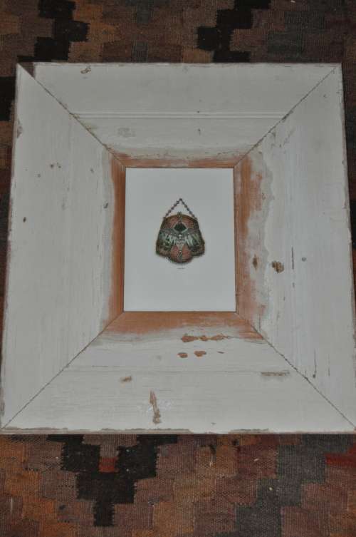 WOW!!! ORIGINAL MIXED MEDIA BY TRACY POUL-STUNNING ARTWORK IN RUSTIC FRAME