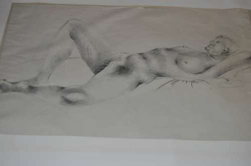 NUDE ORIGINAL DRAWING BY NICOLE LLOYD