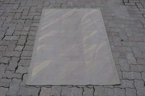 AWESOME HAND WOVEN DHURRIE CARPET 95X150CM