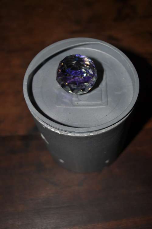 BOXED SWAROVSKI CHRYSTAL BALL