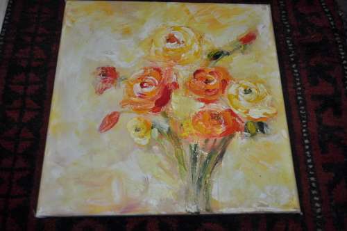 ROSANNE HENRY-OIL ON CANVAS-LISTED ARTIST