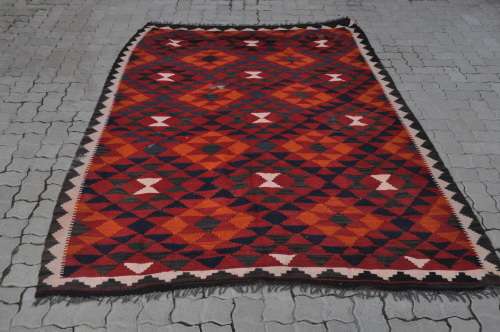 VINTAGE  HANDMADE KELIM CARPET 172X240CM