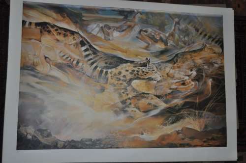 WOW!!! WOW!!! NICO VOSLOO- Signed - Limited Edition LITHOGRAPH,PROOF STAMP