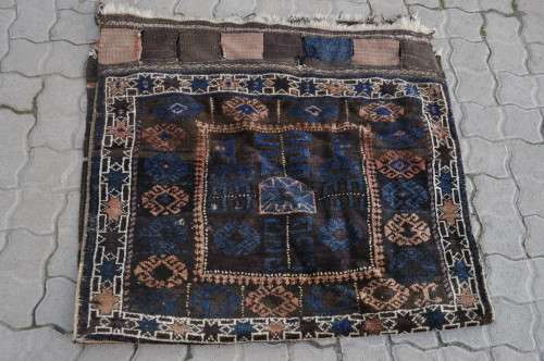 PERSIAN HANDMADE CARPET-SADDLE BAG