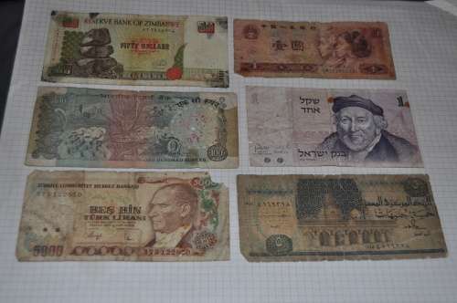 COLLECTION INTERNATIONAL BANKNOTES