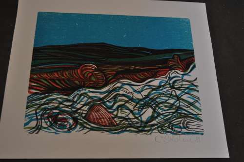 WOW!!! CECIL SKOTNES-SIGNED LINOCUT