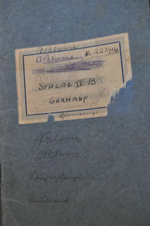 WW2 OBJECTS-POW COPY BOOK AND PHOTO ALBUM