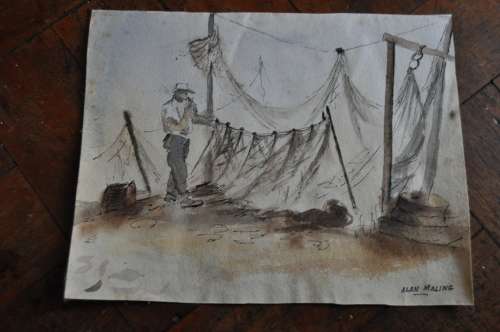 ALAN MAILING-ORIGINAL WATERCOLOR
