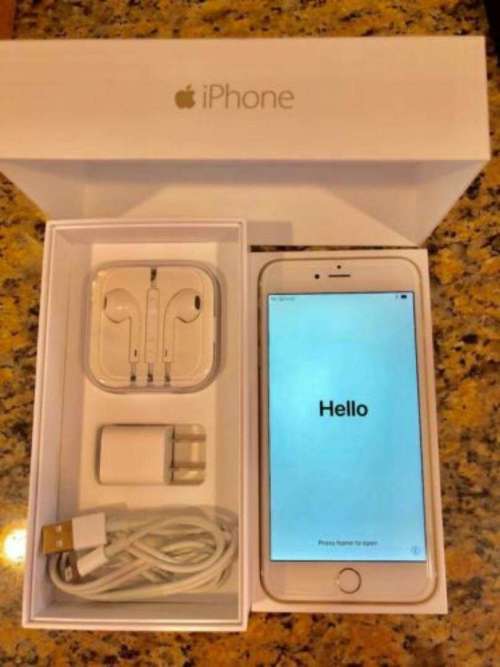 Iphone 6 plus with a box and all accessories