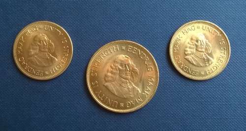 1964 1c AND 2 HALF CENT COMBO COIN SET UNCIRCULATED. 2 SETS AVAILABLE. PRICE PER SET OF 3 COINS