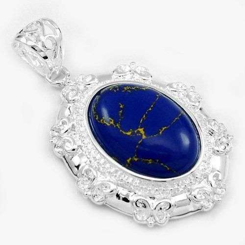 BEAUTIFUL FASHION COPPER TURQOISE GEMSTONE PENDANT