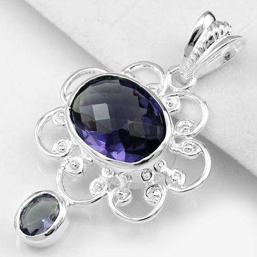 BEAUTIFUL FASHION AMETHYST GEMSTONE PENDANT