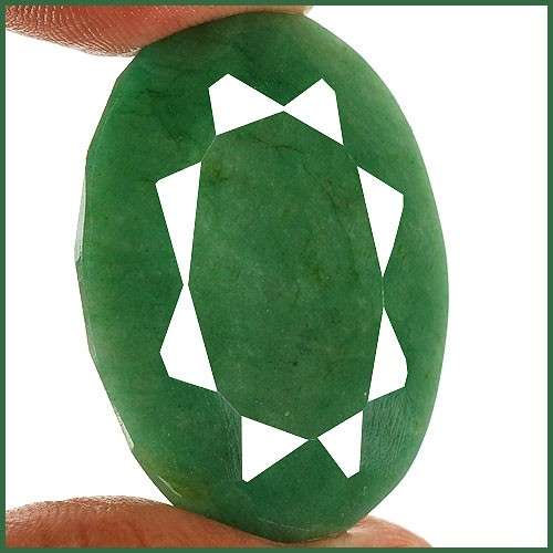 STUNNING HUGE GREEN OVAL CUT NATURAL EARTH MINED EMERALD****114.00 CTS****