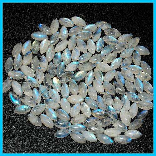 NATURAL MARQUISE CABOCHON MOONSTONE LOT**30 PIECES** & ***43.00 TOTAL cts***