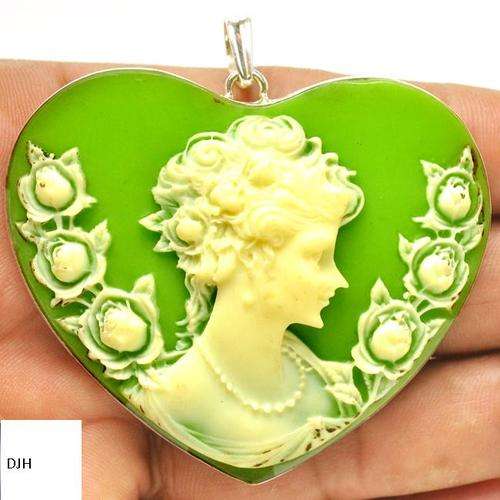 CAMEO .925 STERLING SILVER PENDANT