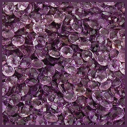 20 PIECES QUALITY NATURAL ROUND CHECKERBOARD CUT BOLIVIAN AMETHYST 7MM SOLD INDIVIDUALLY