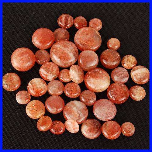 153 CTS/37 PIECES LOT SPARKLING UNTREATED NATURAL SUNSTONE