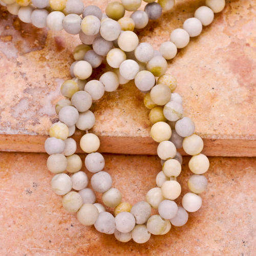 5MM NATURAL JASPER GEMSTONE ROUND BEADS 80 PIECES SOLD INDIVIDUALLY