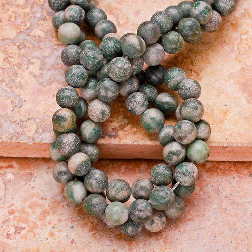 6MM NATURAL JASPER GEMSTONE ROUND BEADS 64 PIECES SOLD INDIVIDUALLY