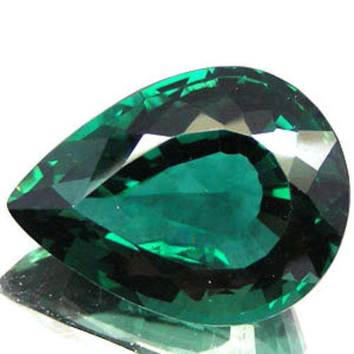 PHENOMENAL RICH DEEP GREEN QUARTZ - AMAZING PEAR CUT - 27.17ct