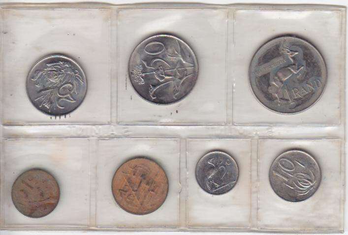1981 RSA Uncirculated mint pack (7 coin set)