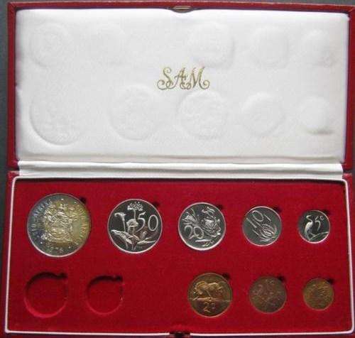 ***1978 - SA LONG PROOF SET IN ORIGINAL SA MINT BOX - NO GOLD - MINTAGE 10 000***